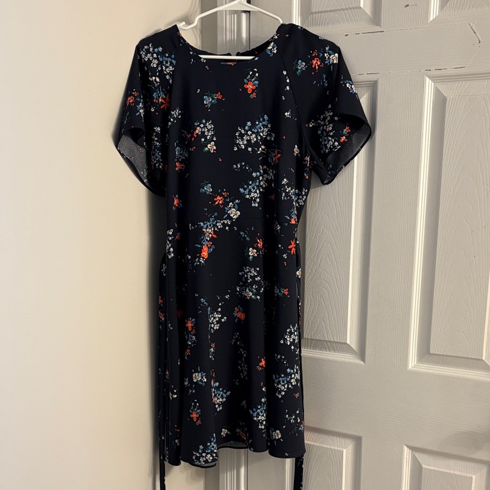 Floral Navy Dress